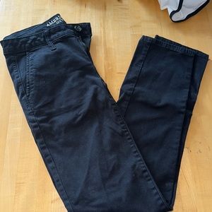 American eagle black skinny pants
